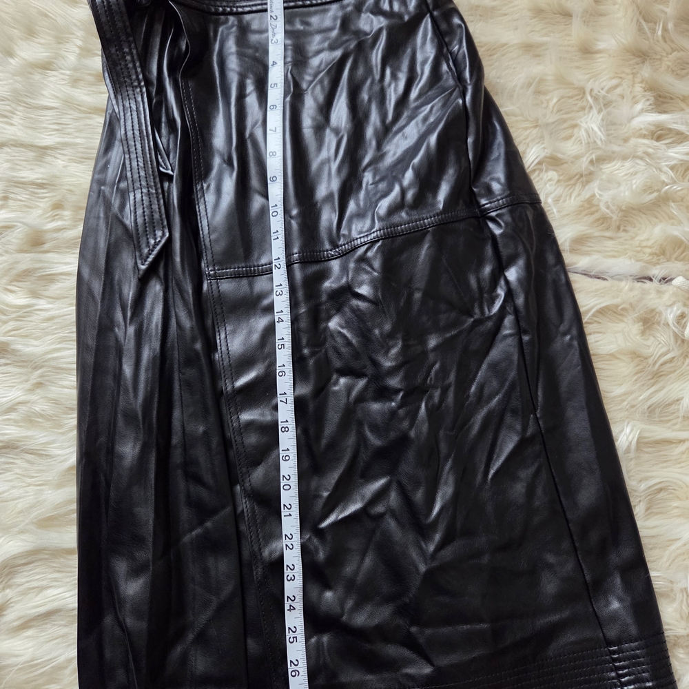 Simkai Vegan Leathe Black Size 0 - Picture 5 of 11